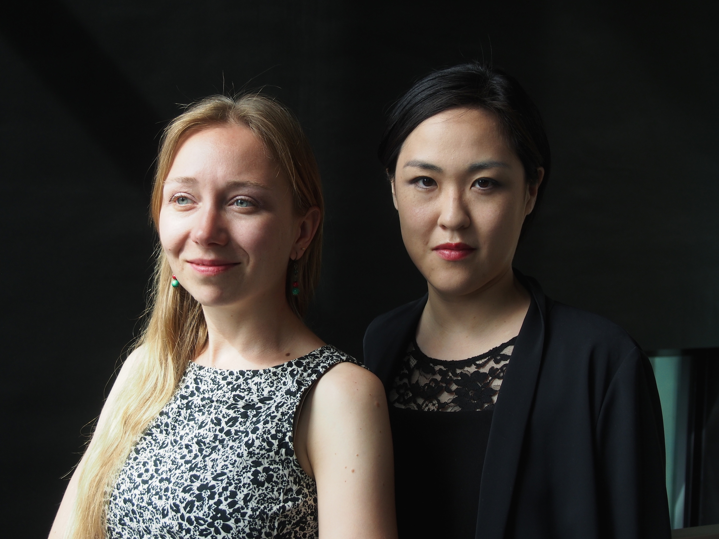 Portrait of Leonie Roessler and Akane Takada